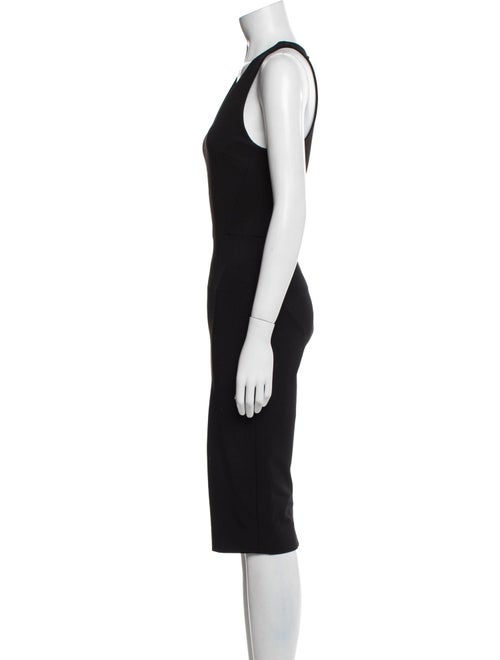 Victoria Beckham V-Neck Midi Length Dress