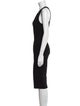 Victoria Beckham V-Neck Midi Length Dress