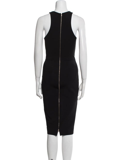 Victoria Beckham V-Neck Midi Length Dress