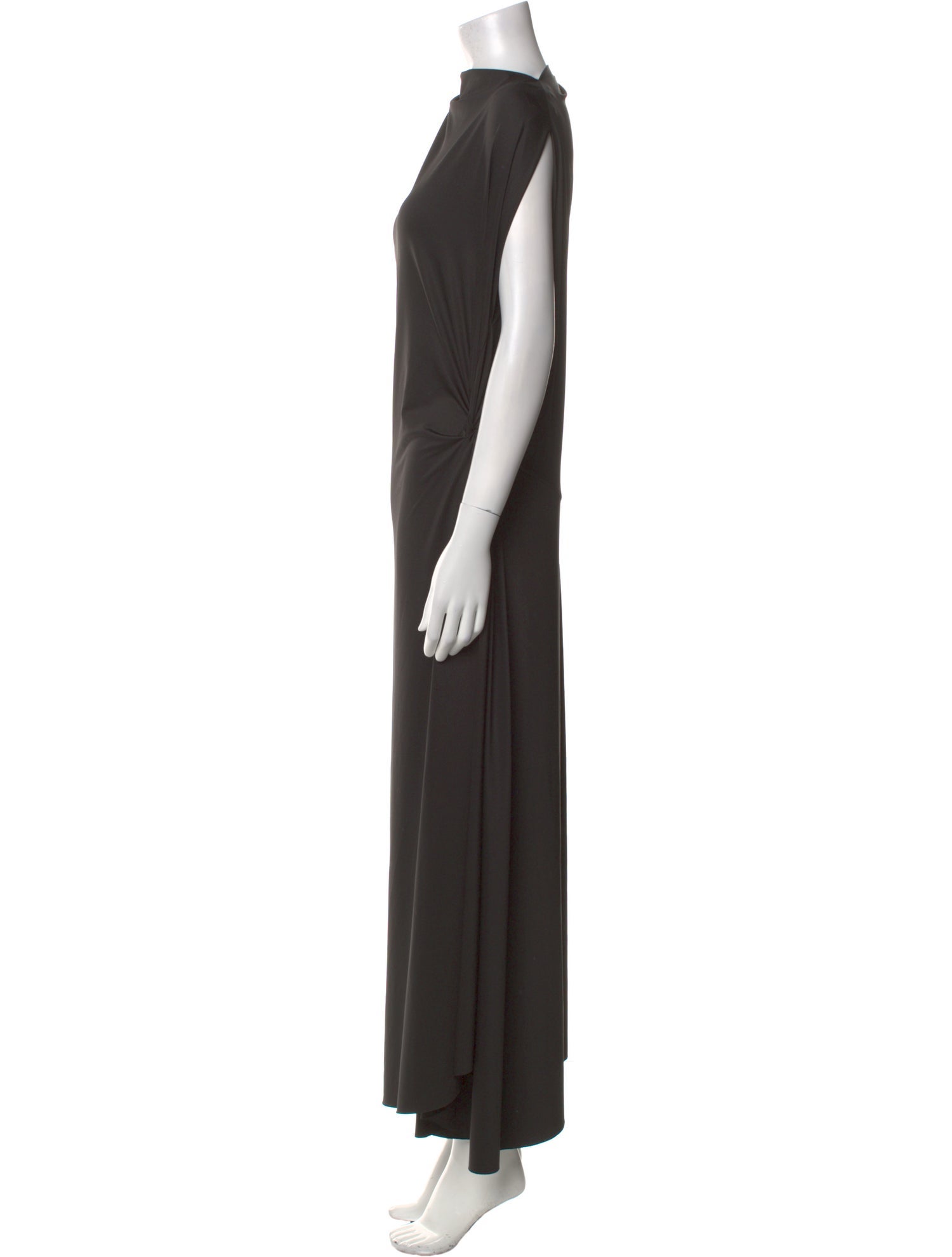 Victoria Beckham Bateau Neckline Long Dress