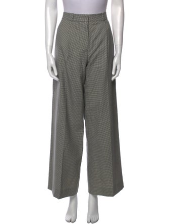 Victoria Beckham Virgin Wool Wide Leg Pants