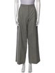 Victoria Beckham Virgin Wool Wide Leg Pants