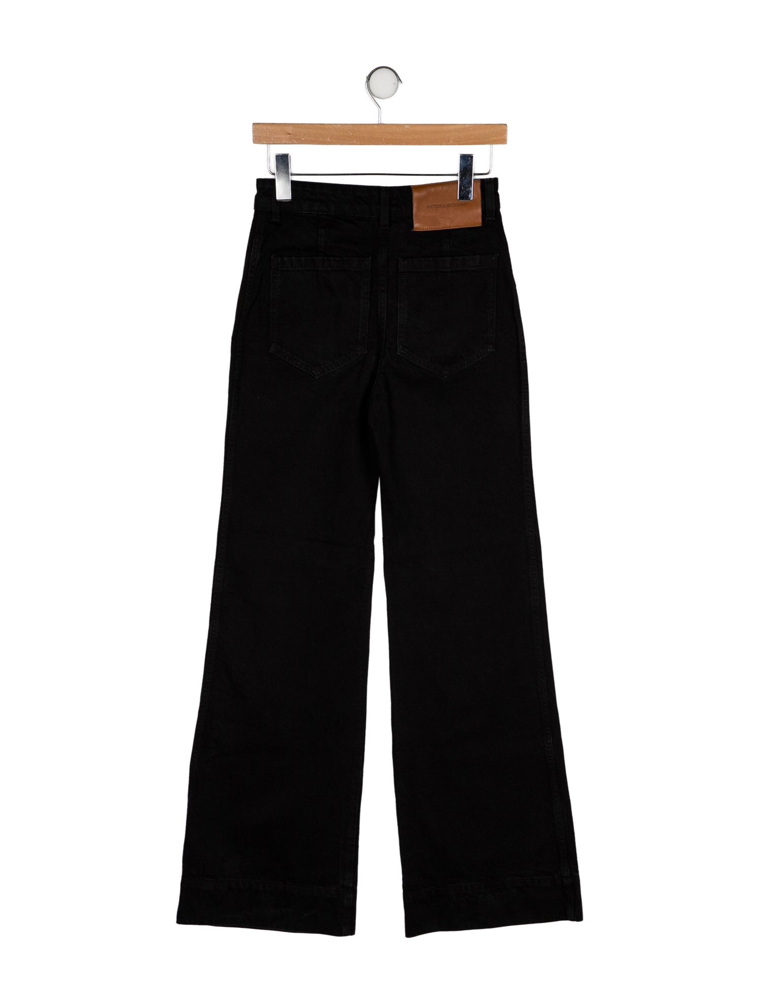 Victoria Beckham Mid-Rise Wide Leg Jeans