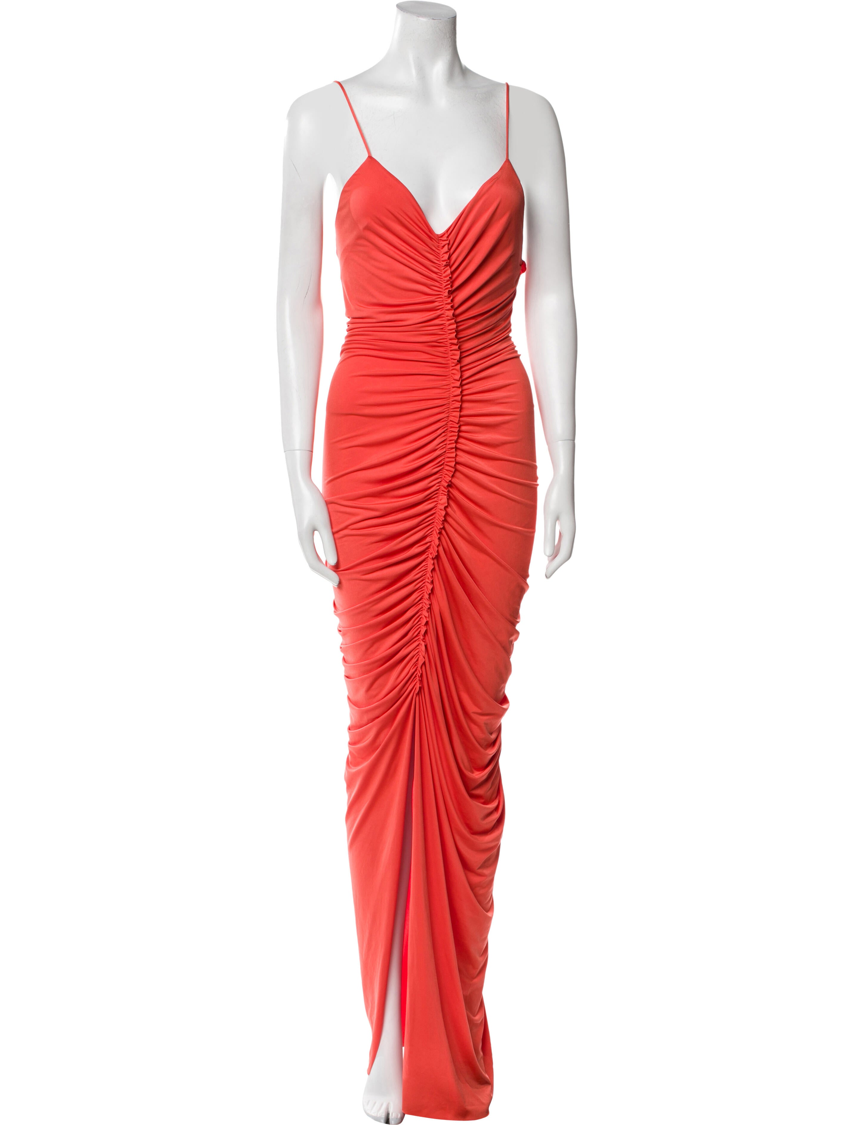 Victoria Beckham V-Neck Long Dress