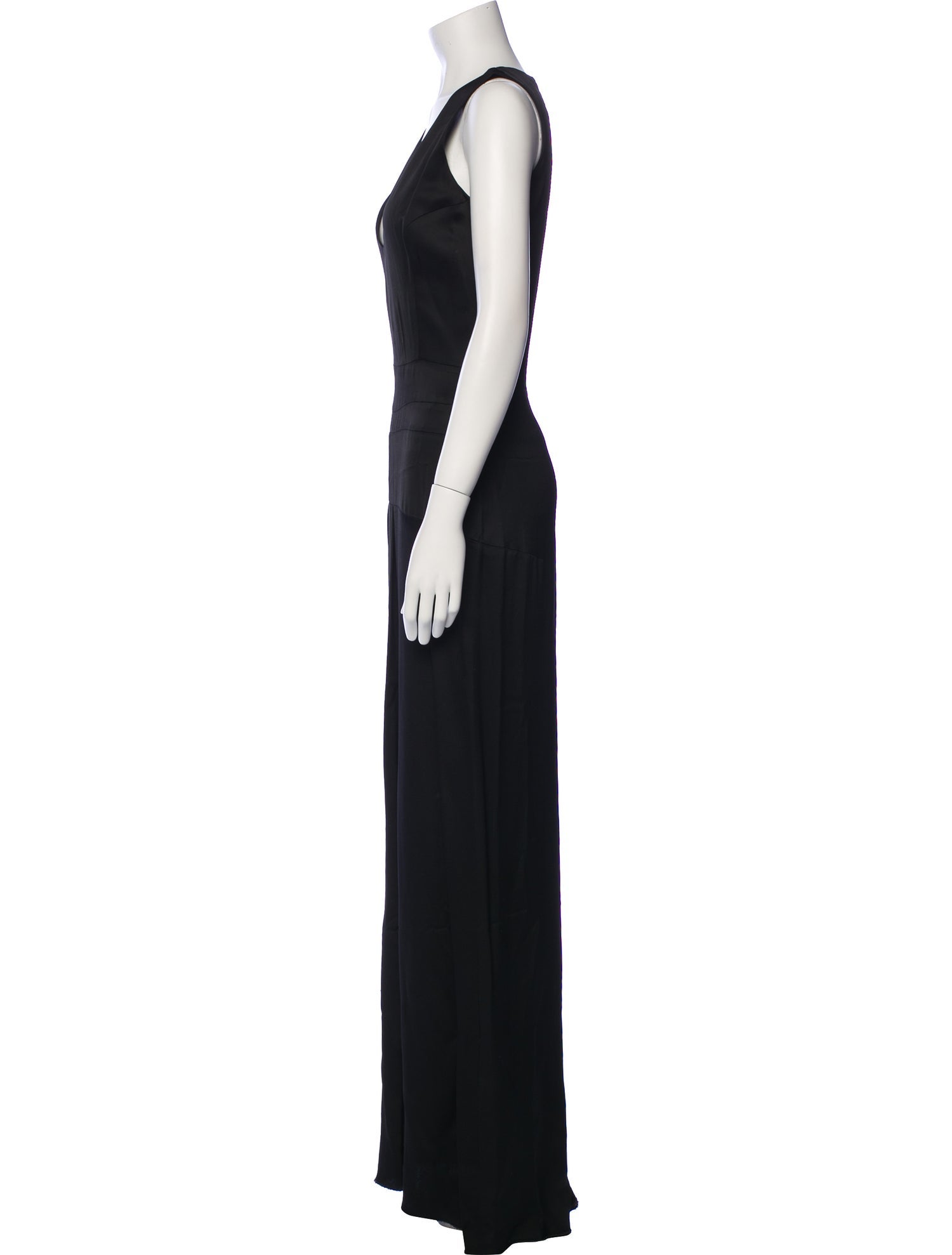 Victoria Beckham V-Neck Long Dress
