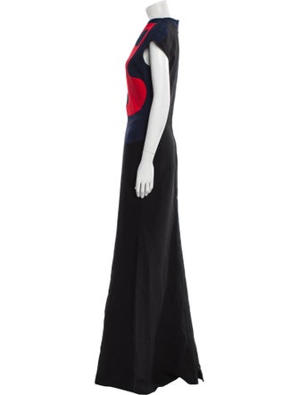 Victoria Beckham Silk Long Dress