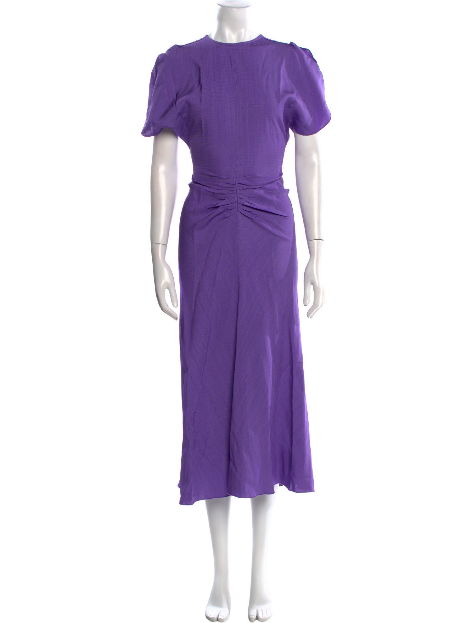 Victoria Beckham Crew Neck Long Dress