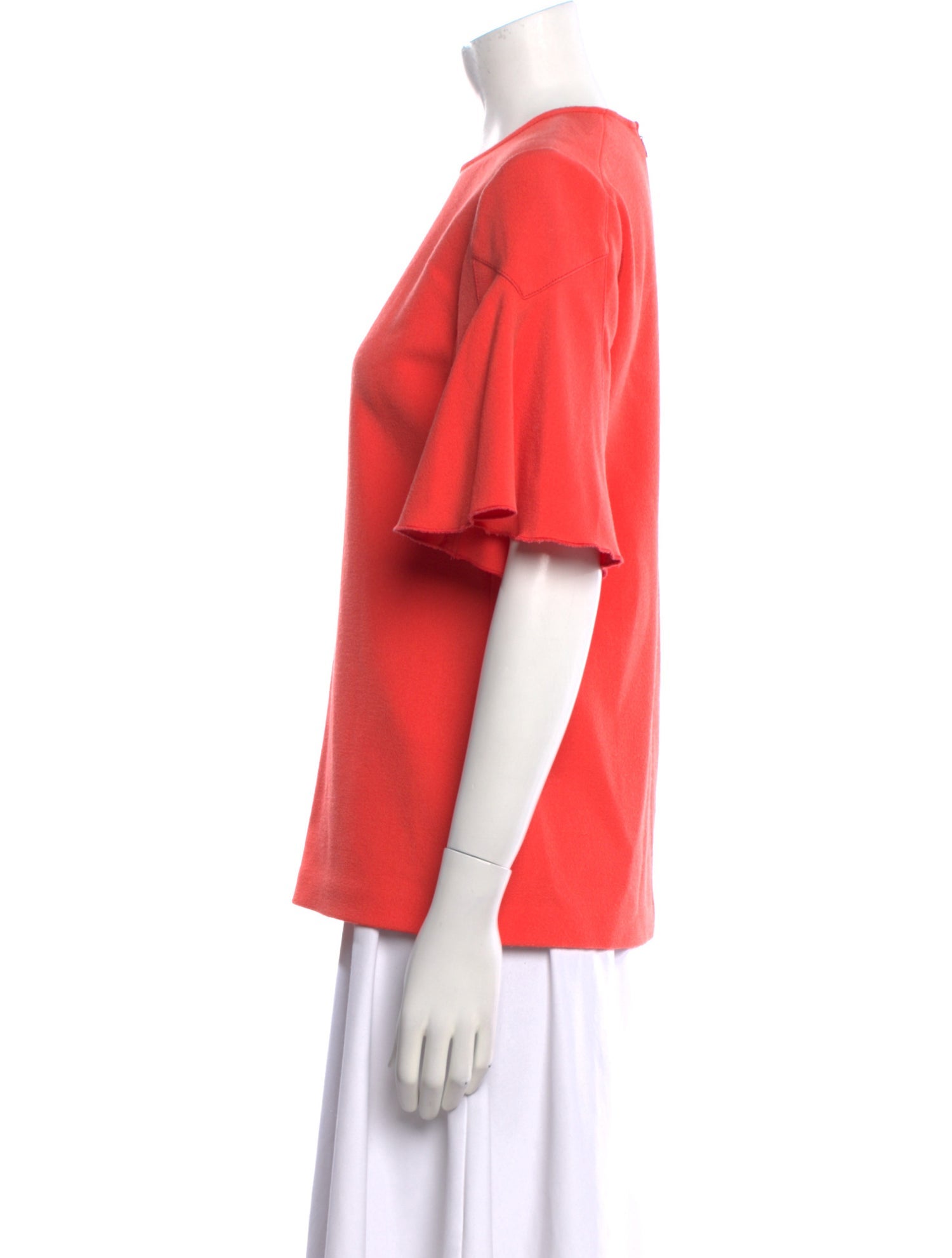 Victoria Beckham Crew Neck Short Sleeve T-Shirt
