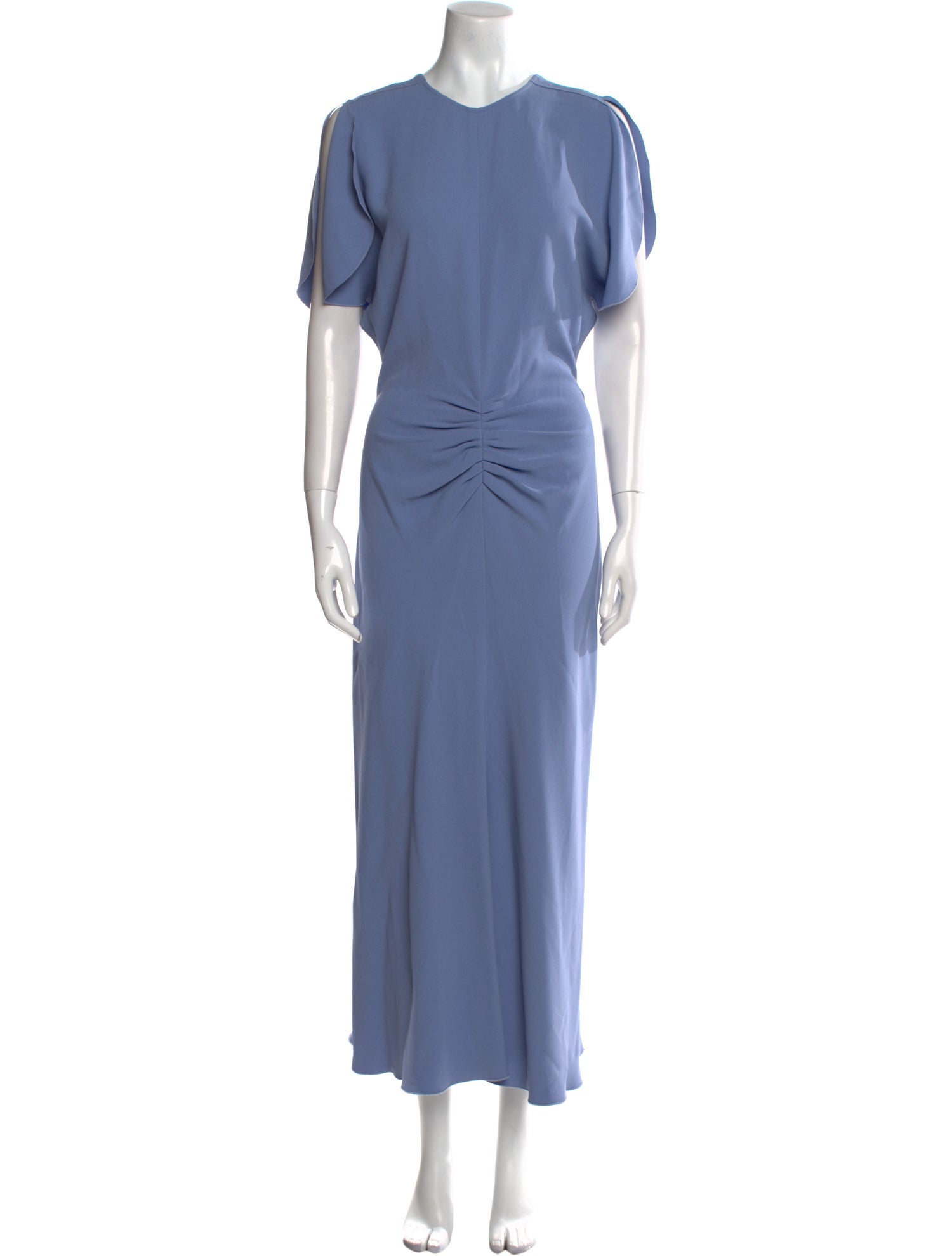 Victoria Beckham Crew Neck Long Dress