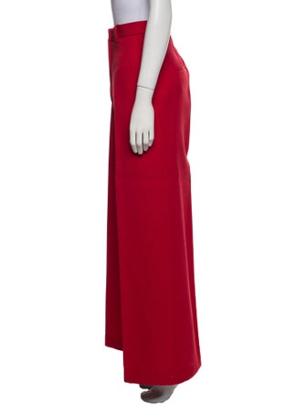 Victoria Beckham Virgin Wool Wide Leg Pants