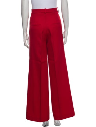 Victoria Beckham Virgin Wool Wide Leg Pants