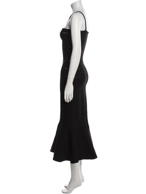 Victoria Beckham Square Neckline Midi Length Dress