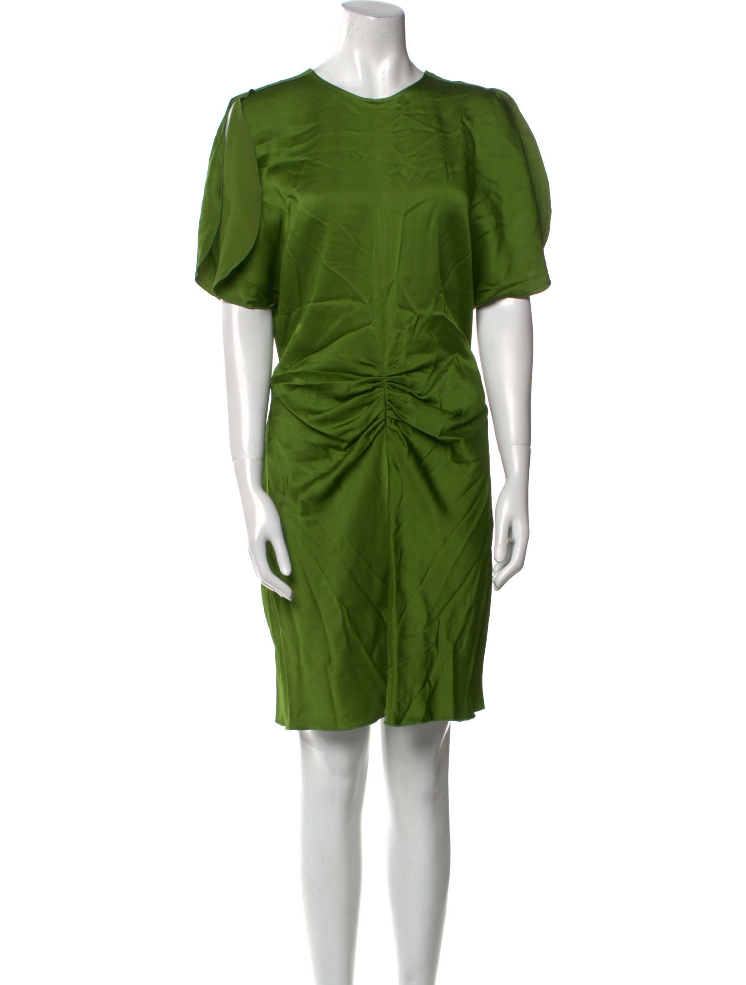 Victoria Beckham Crew Neck Mini Dress