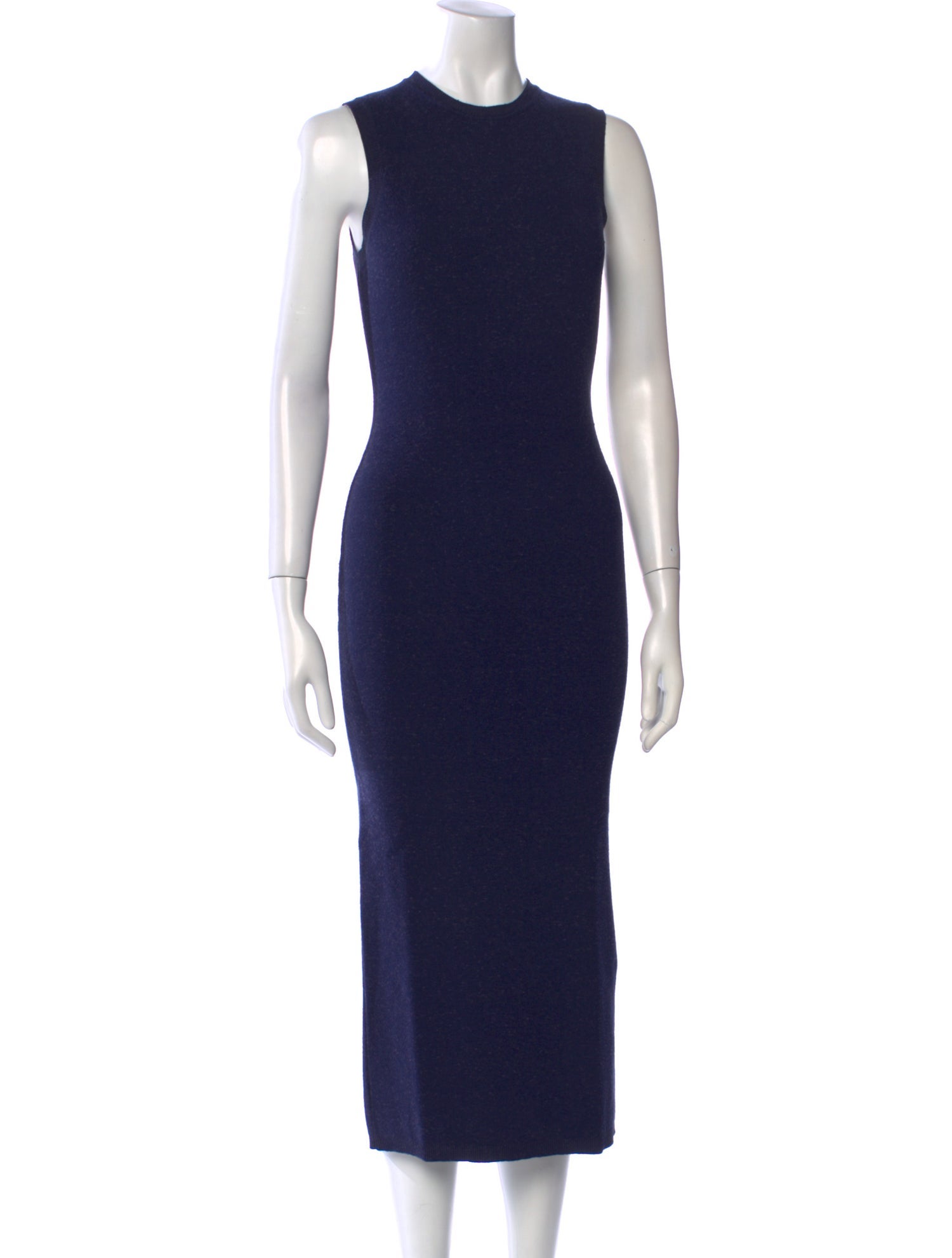 Victoria Beckham Crew Neck Long Dress