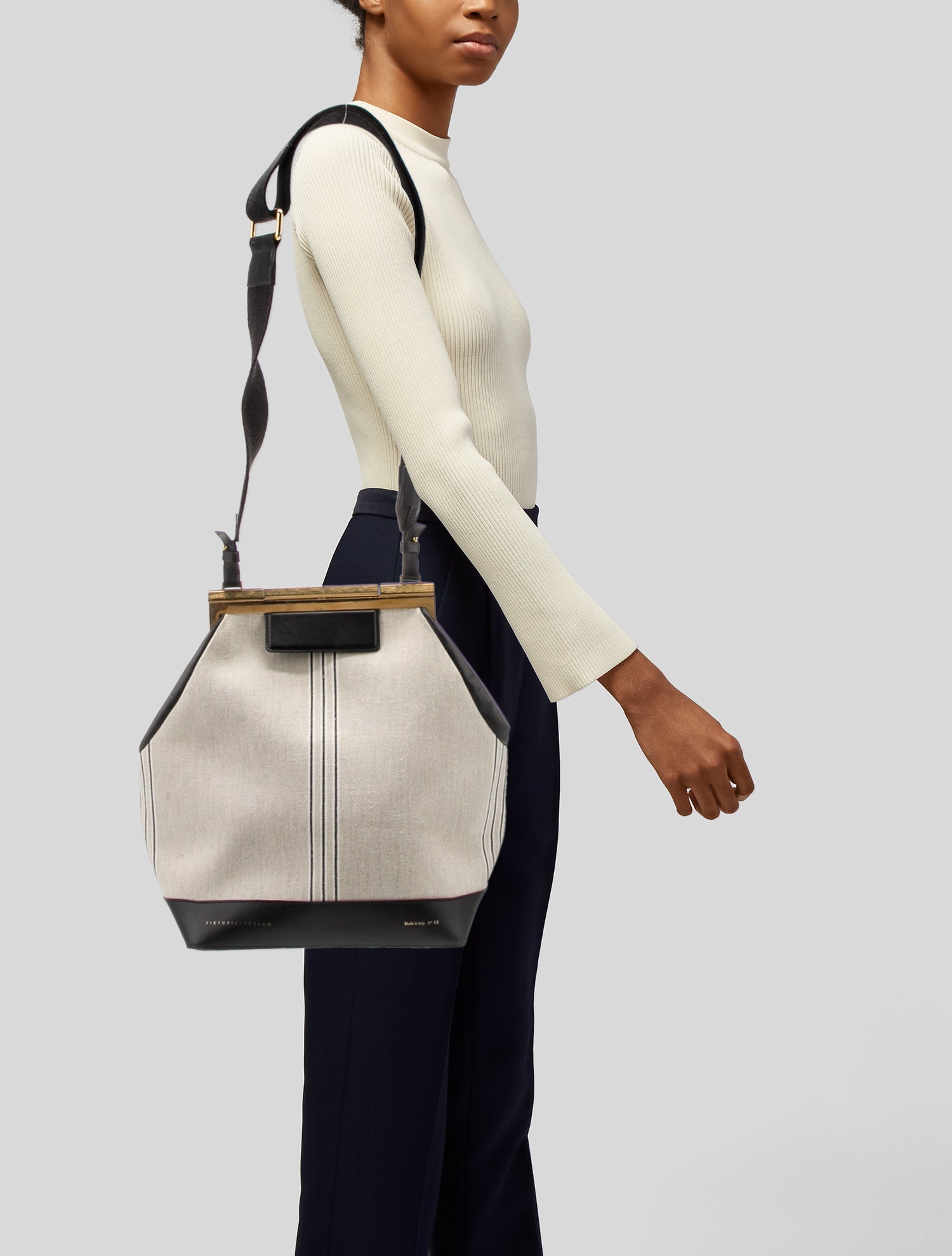 Victoria Beckham Canvas Bucket Bag