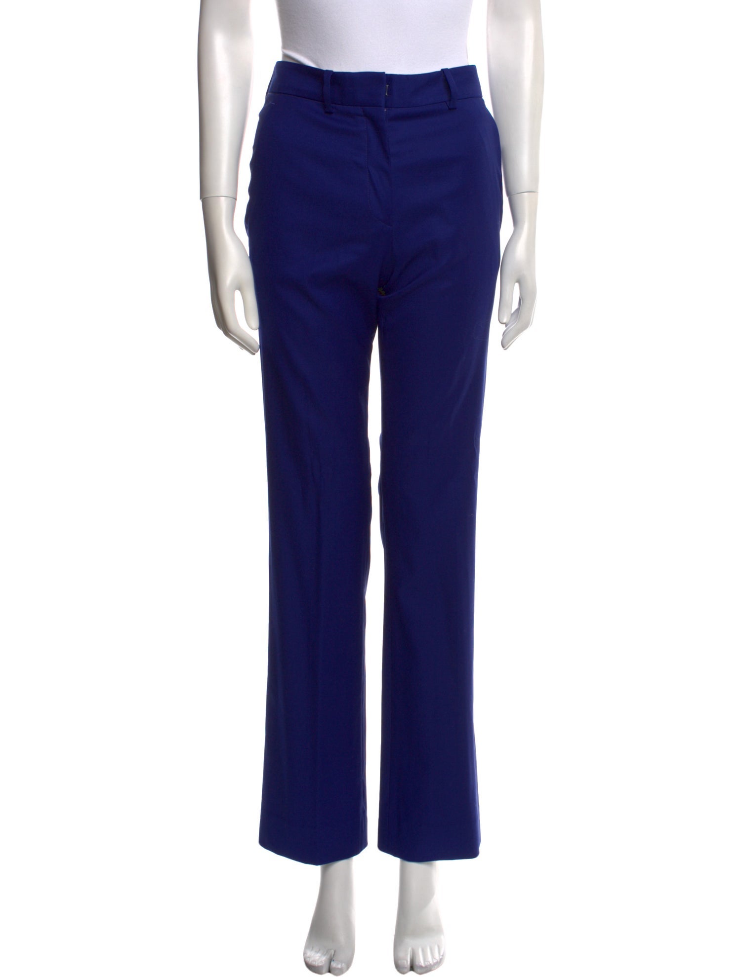 Victoria Beckham Wool Straight Leg Pants