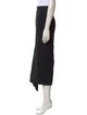 Victoria Beckham Ruffle Embellishment Midi Length Skirt