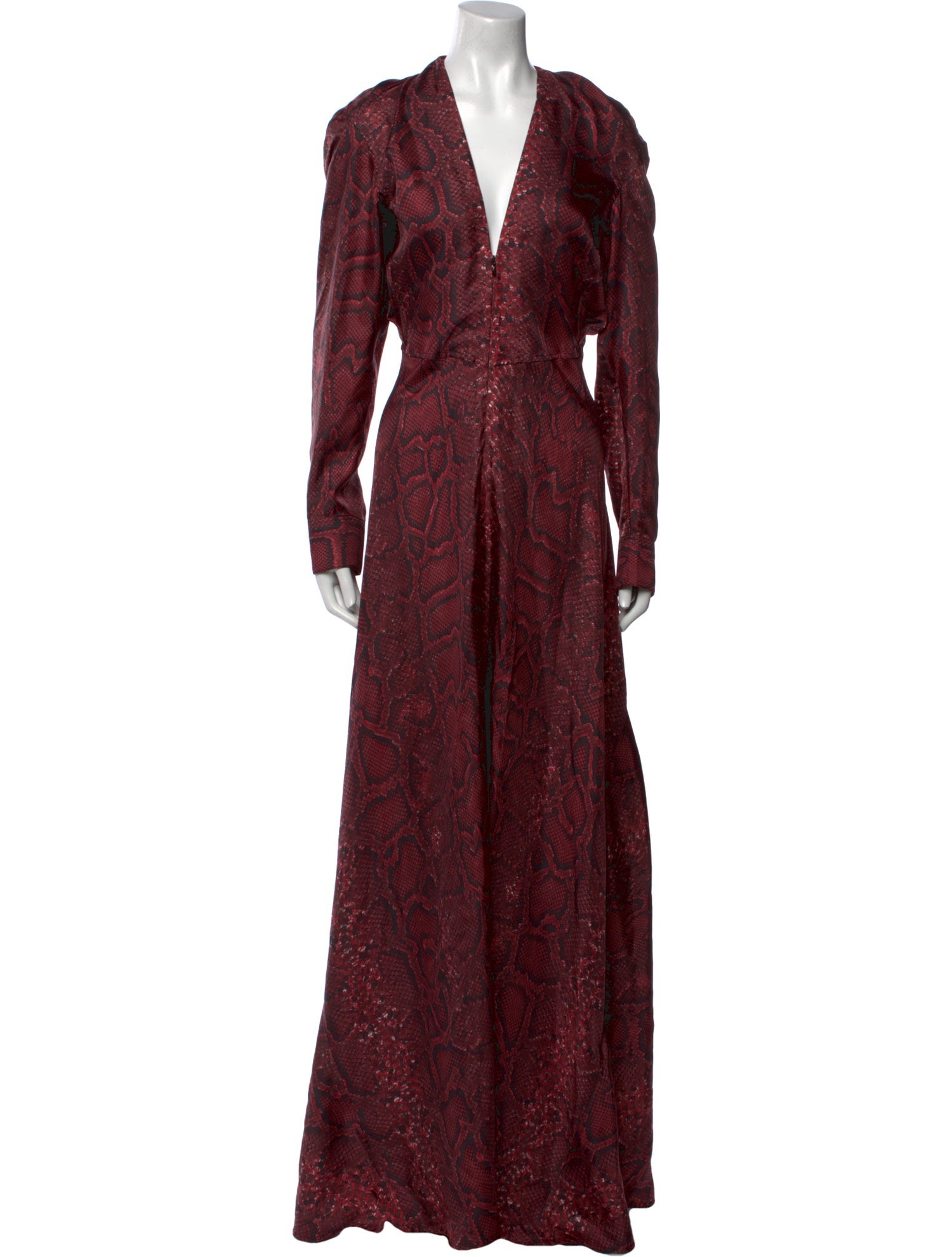 Victoria Beckham Silk Long Dress