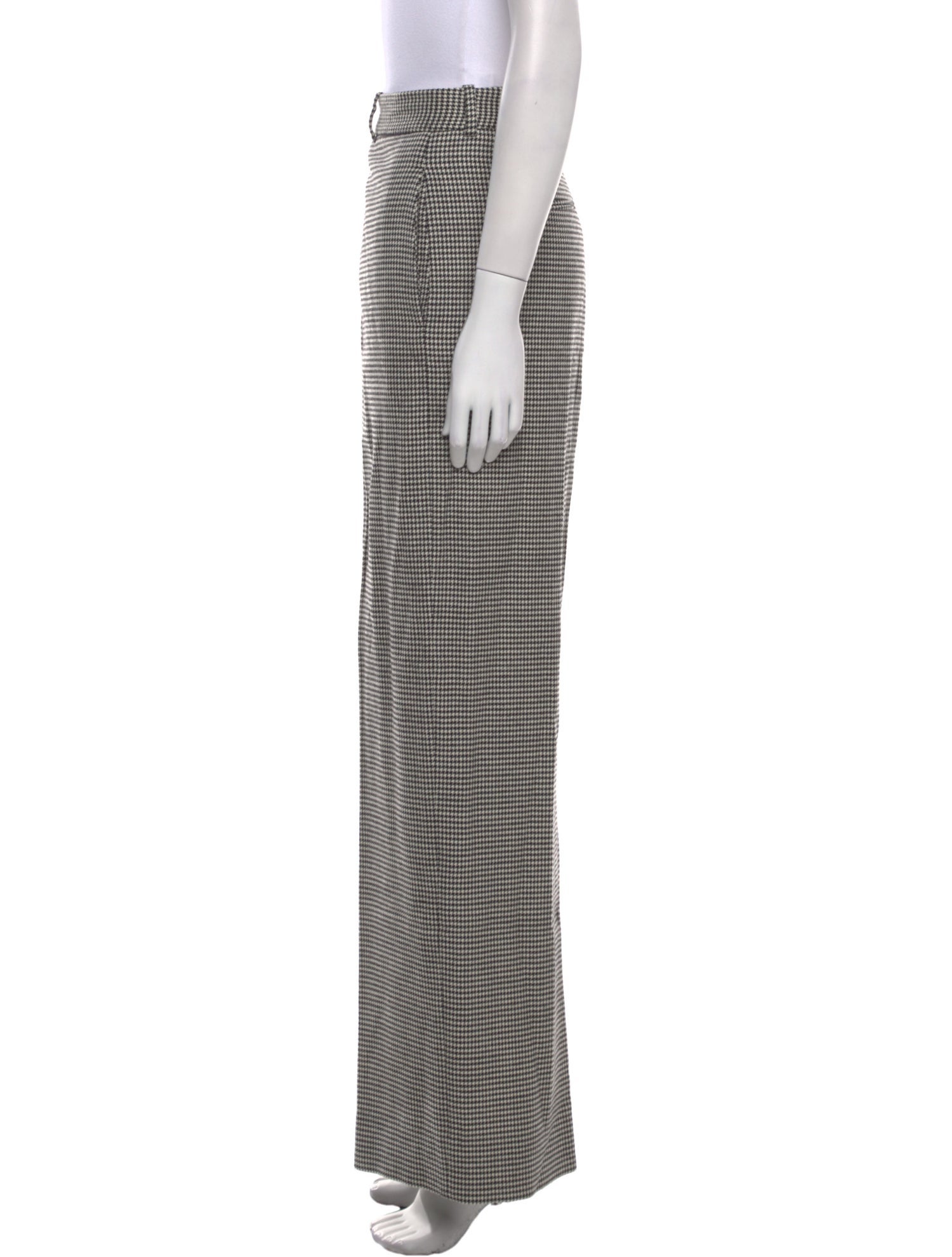 Victoria Beckham Virgin Wool Wide Leg Pants