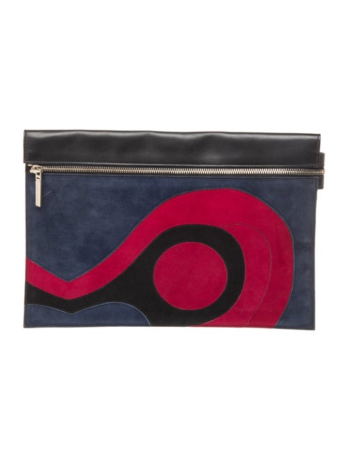 Victoria Beckham Suede Clutch