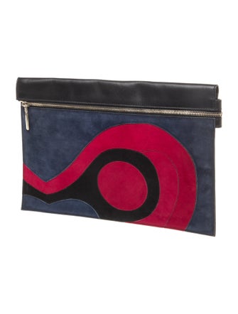 Victoria Beckham Suede Clutch