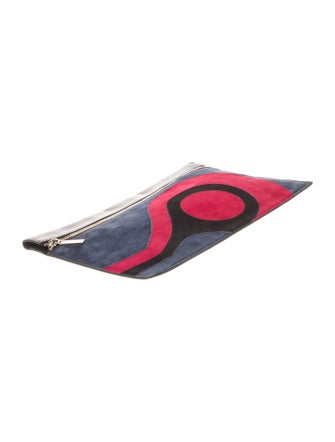 Victoria Beckham Suede Clutch