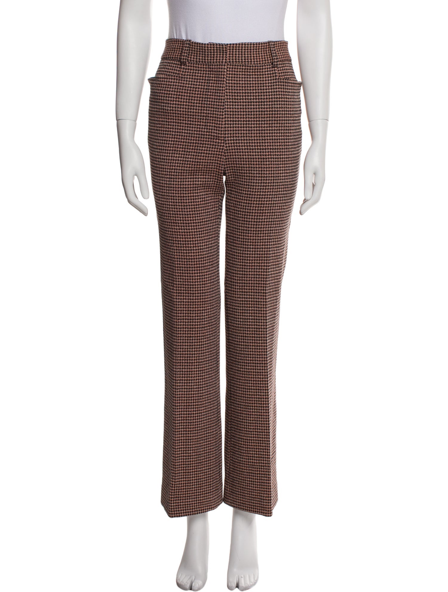 Victoria Beckham Virgin Wool Wide Leg Pants