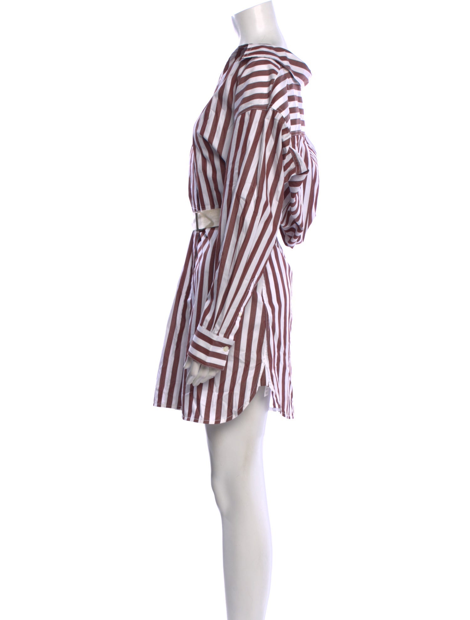 Victoria Beckham Striped Knee-Length Dress