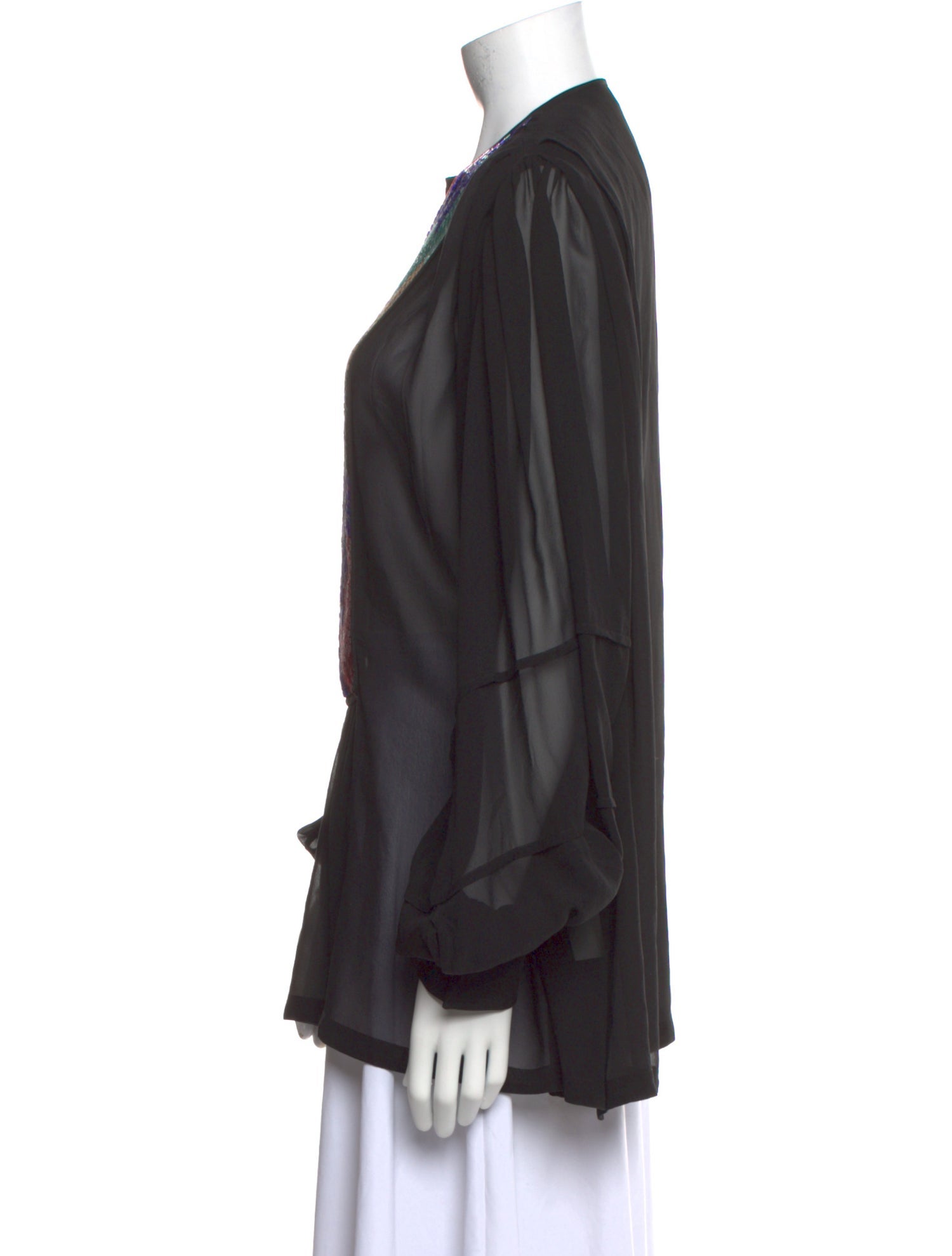 Victoria Beckham Silk Printed Blouse