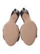 Victoria Beckham Leather Bow Accents Slides