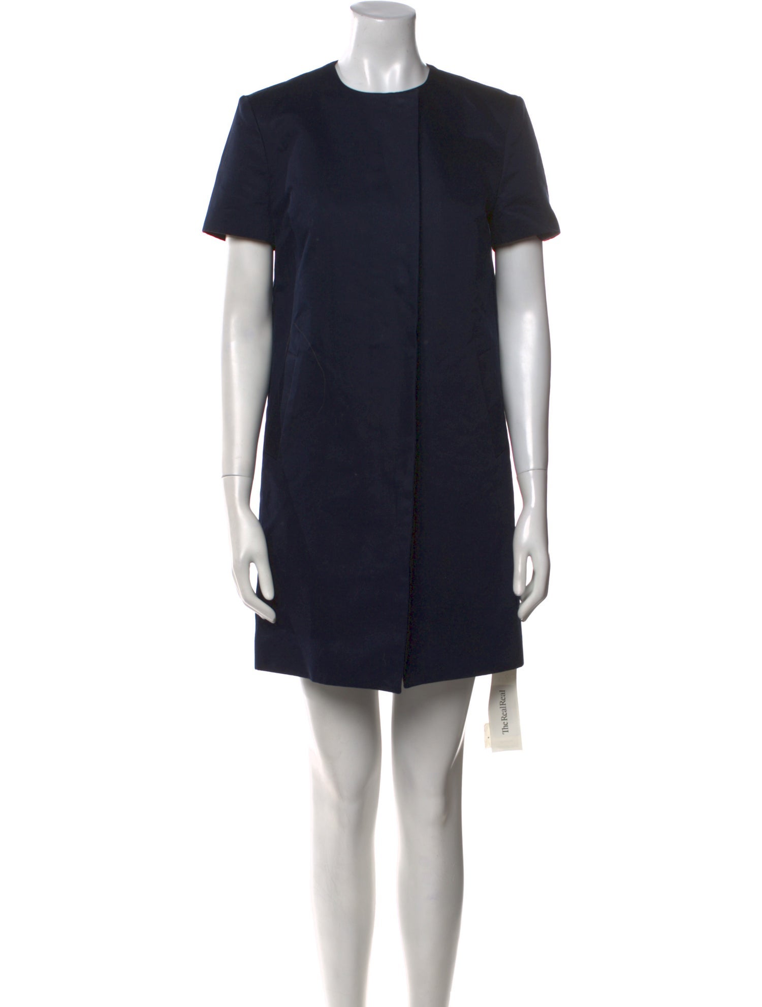 Victoria Beckham Crew Neck Mini Dress