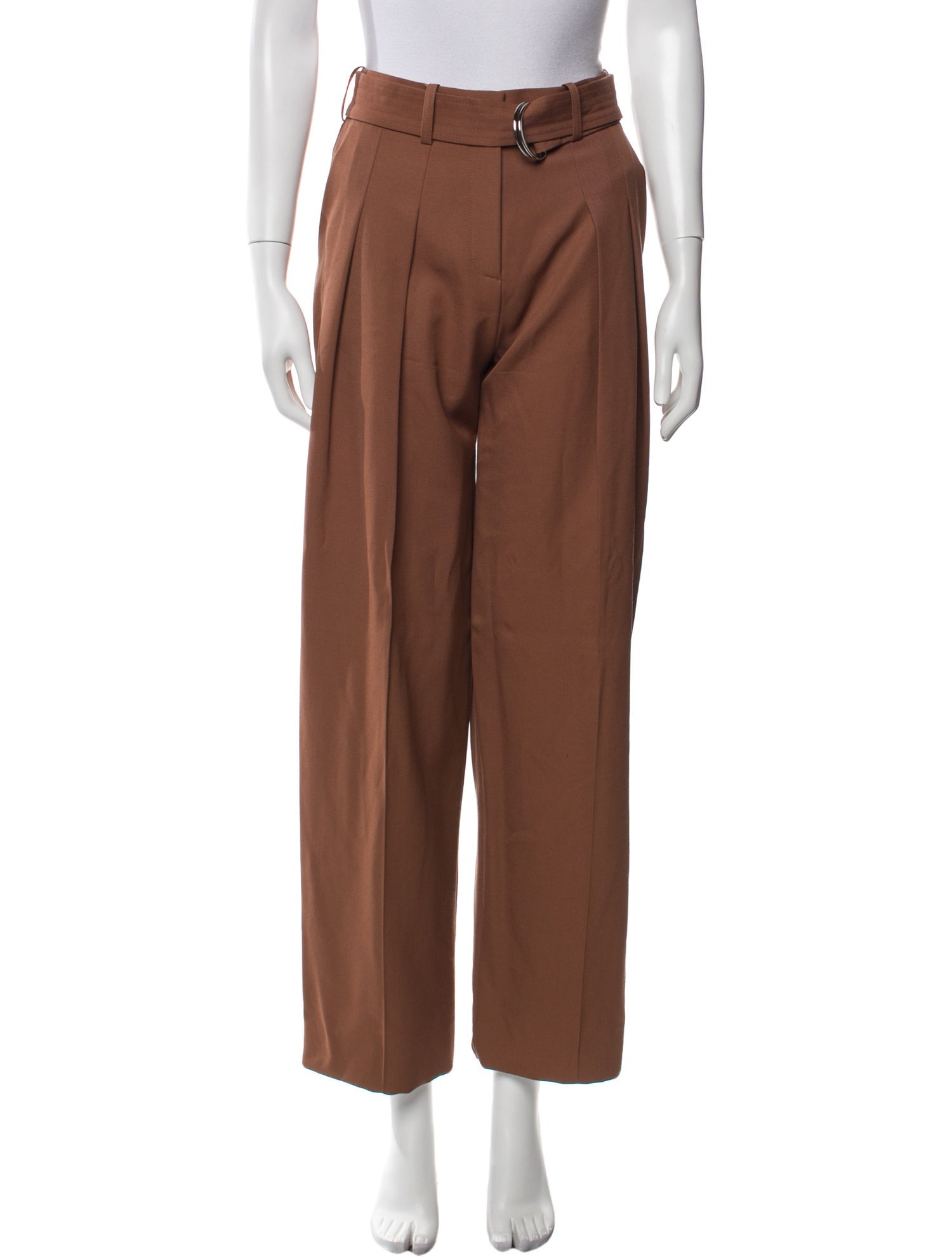 Victoria Beckham Wool Straight Leg Pants