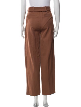 Victoria Beckham Wool Straight Leg Pants