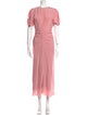 Victoria Beckham Crew Neck Long Dress