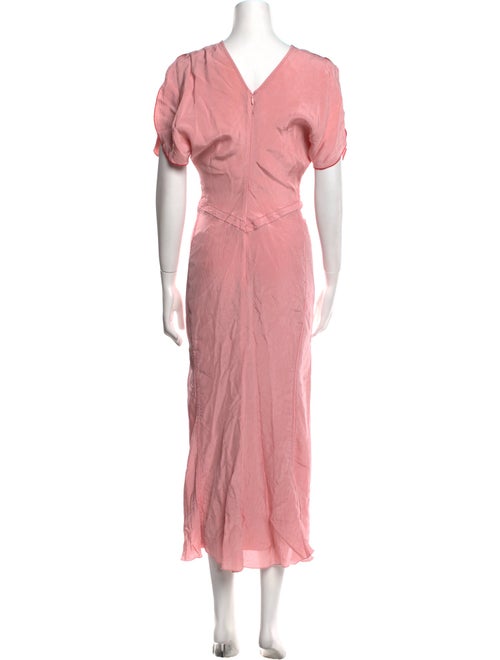 Victoria Beckham Crew Neck Long Dress