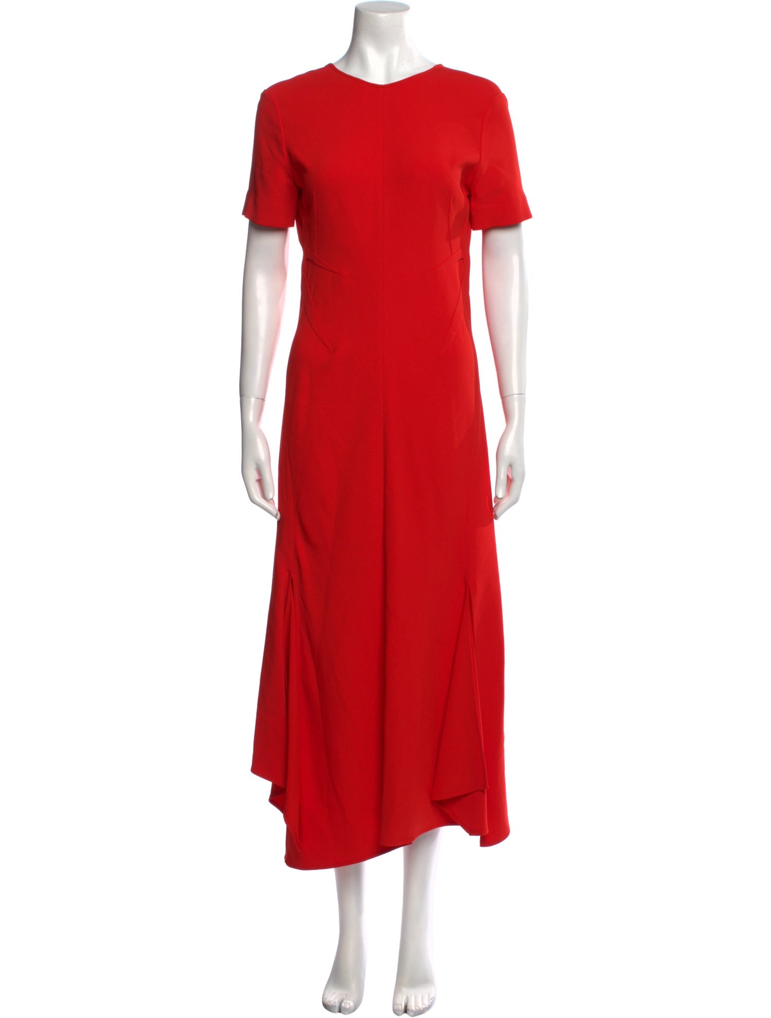 Victoria Beckham Crew Neck Long Dress