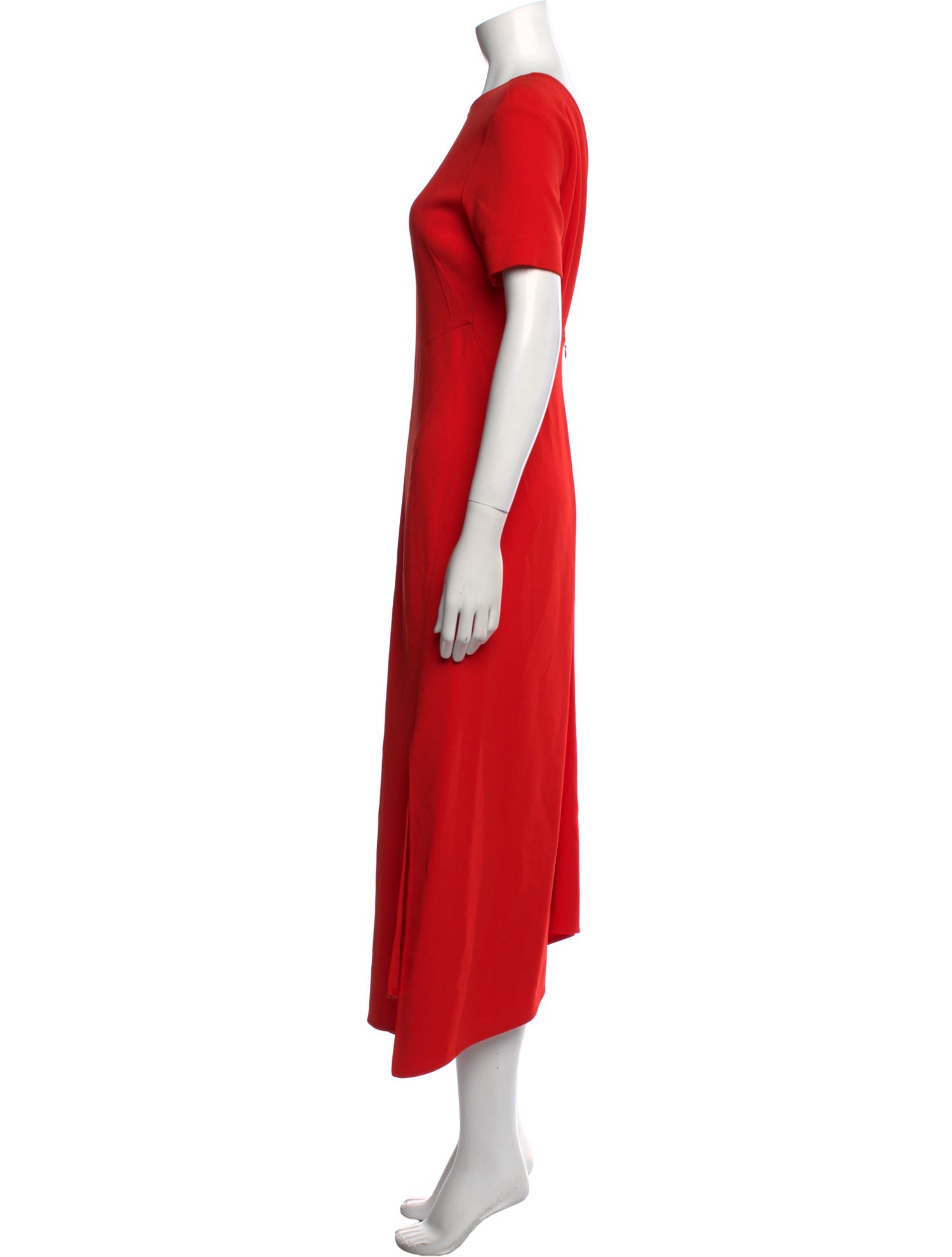 Victoria Beckham Crew Neck Long Dress