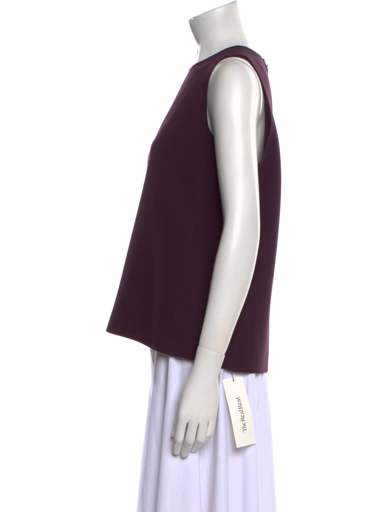 Victoria Beckham Crew Neck Sleeveless Top