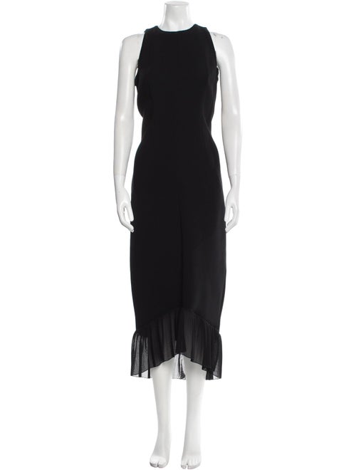 Victoria Beckham Crew Neck Long Dress
