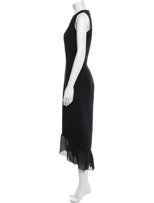 Victoria Beckham Crew Neck Long Dress