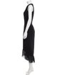 Victoria Beckham Crew Neck Long Dress