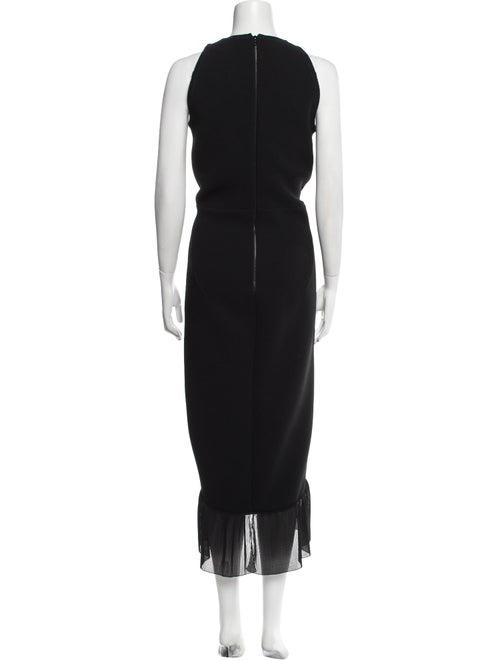 Victoria Beckham Crew Neck Long Dress