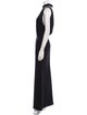 Victoria Beckham Wool Long Dress