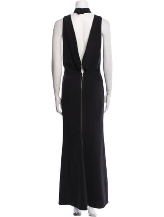 Victoria Beckham Wool Long Dress