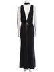 Victoria Beckham Wool Long Dress