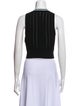 Victoria Beckham Mock Neck Sleeveless Crop Top