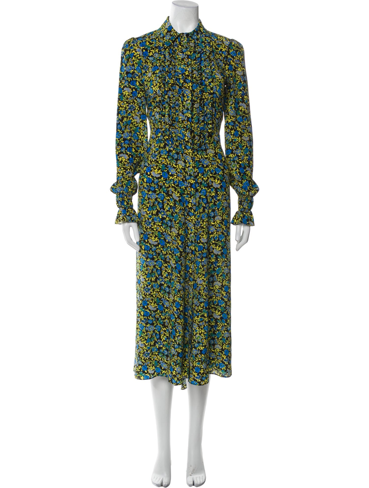 Victoria Beckham Silk Midi Length Dress