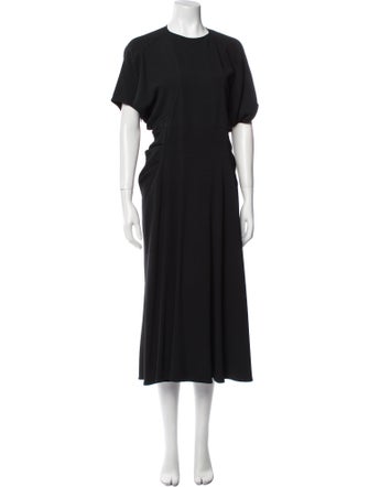 Victoria Beckham Crew Neck Long Dress