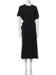 Victoria Beckham Crew Neck Long Dress