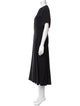 Victoria Beckham Crew Neck Long Dress